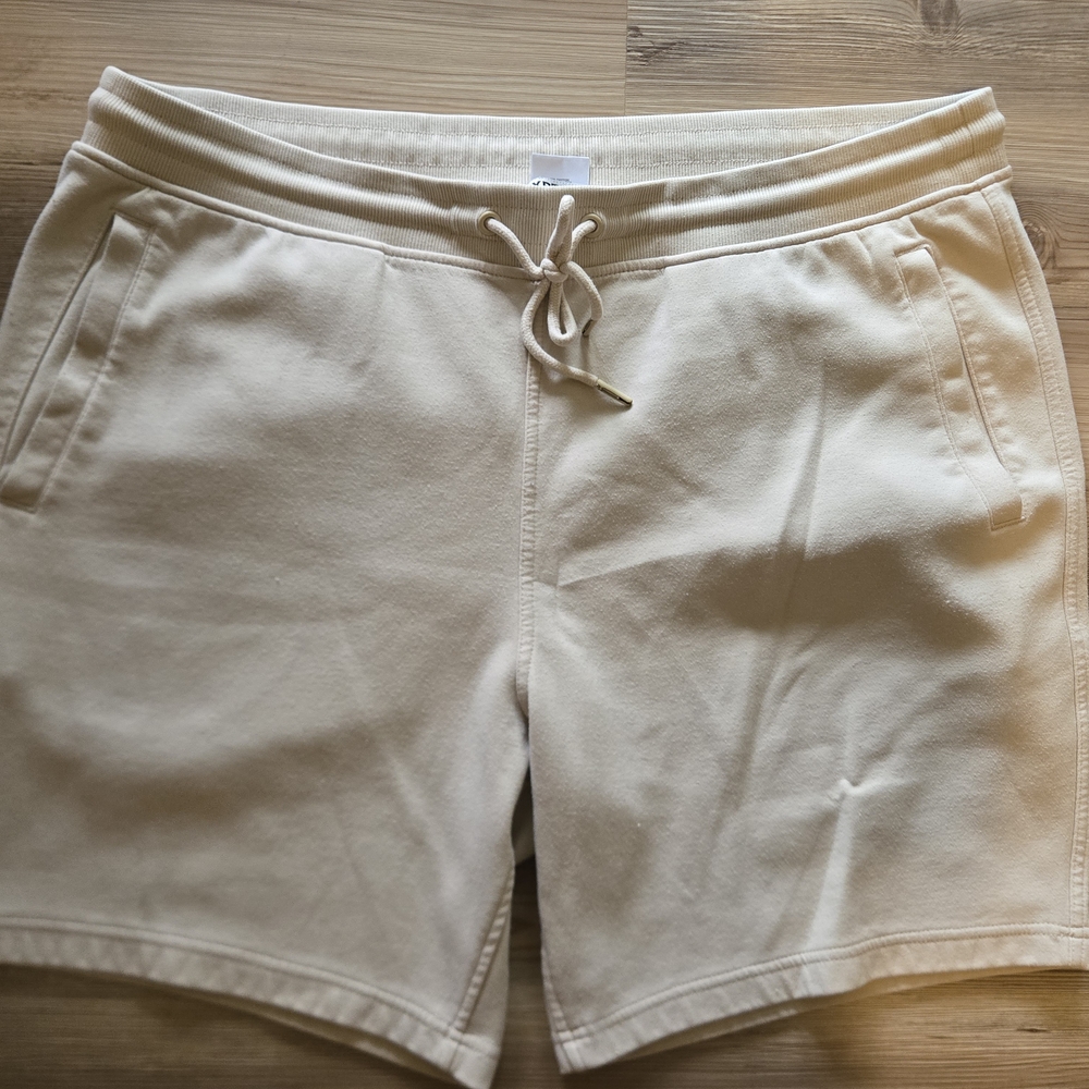 Cream Sweat Shorts
